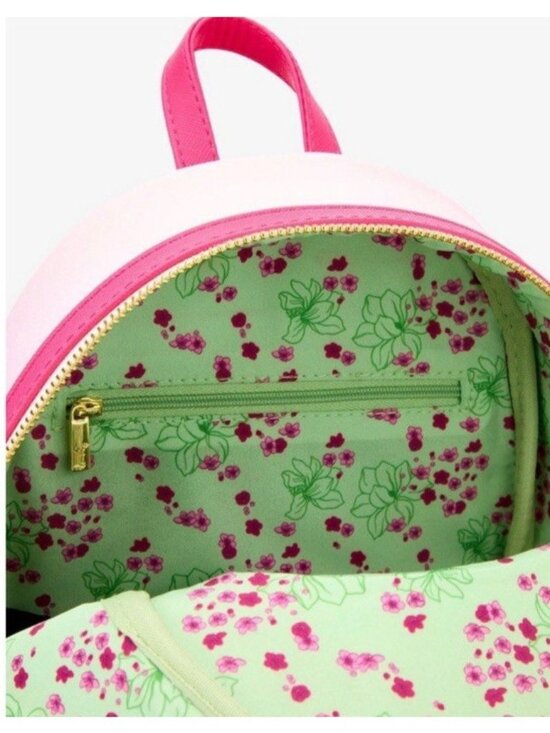 Loungefly Disney Princess Mulan Cherry Blossom Mini Backpack NWT